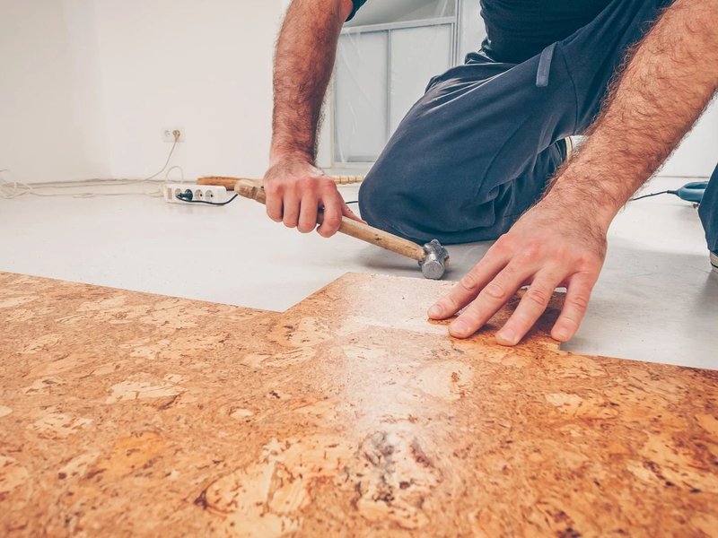 Cork Floor Installation