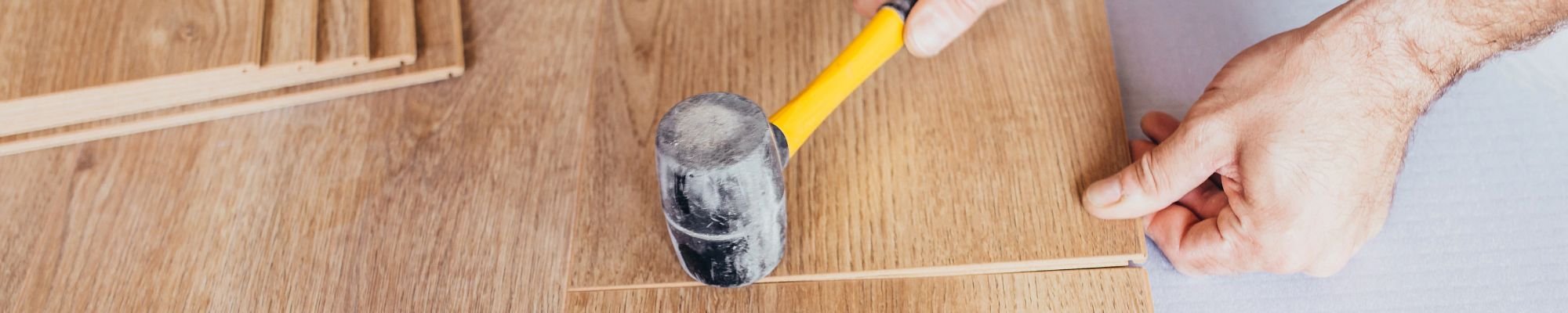 Hardwood floor installation